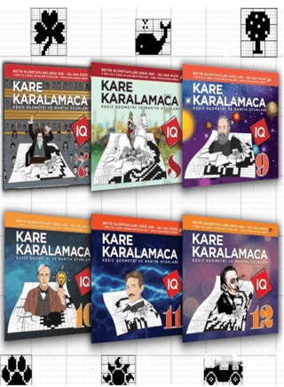 Kare Karalamaca Seti 2 - 7' den 70' e Akıl ve Mantık Oyunları (6 Kitap