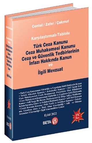 Karşılaştırmalı-Tablolu Türk Ceza Kanunu Ceza Muhakemesi Kanunu Ceza v