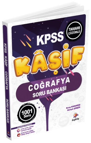 Kaşif KPSS Coğrafya Tamamı Çözümlü 1001 Soru Bankası Koray Karameşe