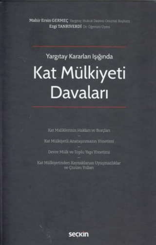 Kat Mülkiyeti Davaları (Ciltli) Mahir Ersin Germeç