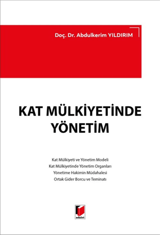 Kat Mülkiyetinde Yönetim Abdulkerim Yıldırım