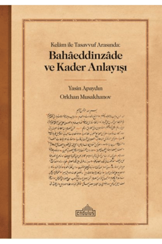 Kelam ile Tasavvuf Arasında: Bahaeddinzade ve Kader Anlayışı Yasin Apa