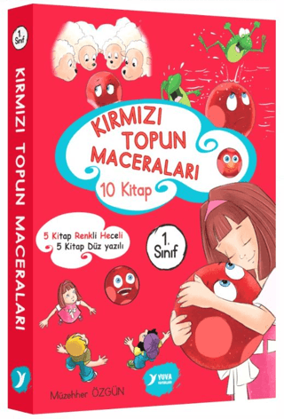 Kırmızı Topun Maceraları (10 Kitap Takım) Müzehher Özgün