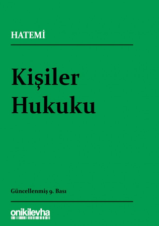 Kişiler Hukuku Hüseyin Hatemi