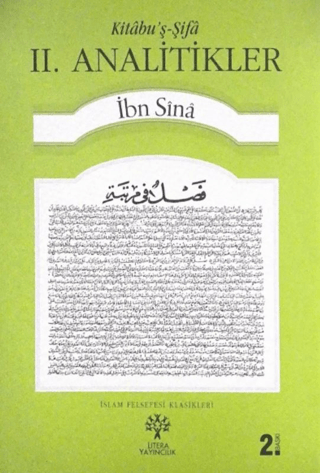 Kitabu'ş-Şifa - 2. Analitikler İbn Sina