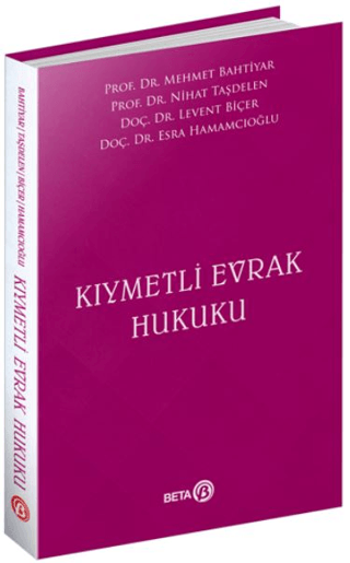 Kıymetli Evrak Hukuku Esra Hamamcıoğlu