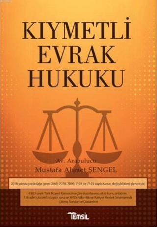 Kıymetli Evrak Hukuku Mustafa Ahmet Şengel