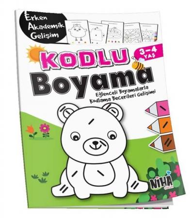 Kodlu Boyama 3-4 Yaş Kolektif