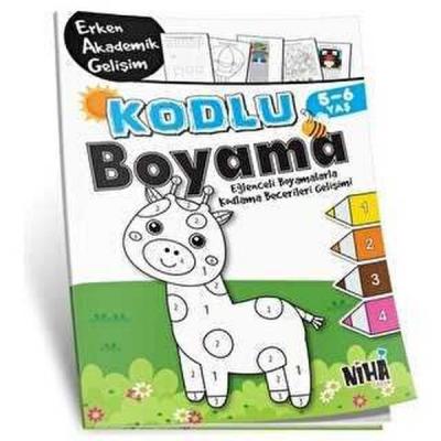 Kodlu Boyama 5-6 Yaş Kolektif