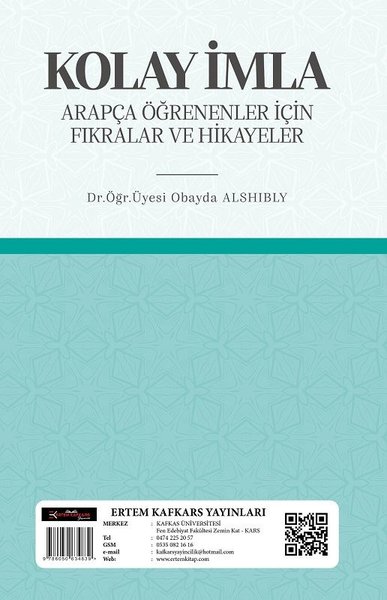 Kolay İmla Arapça Öğrenenler İçin Fıkralar ve Hikayeler Obayda Alshibl