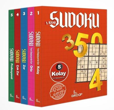 Kolaydan Zora Sudoku Seti - 5 Kitap Takım Salim Toprak