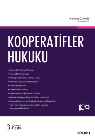 Kooperatifler Hukuku (Ciltli) Mahmut Coşkun