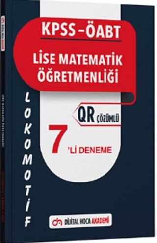 KPSS 2025 ÖABT Lise Matematik Öğretmenliği Lokomotif Serisi QR Çözümlü