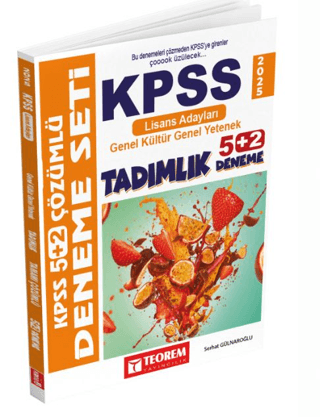 Kpss 5 + 2 Deneme Sınavı Genel Kültür Genel Yetenek Tamamı Çözümlü Ser