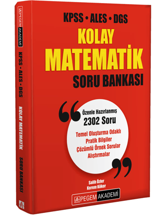 KPSS ALES DGS Kolay Matematik Soru Bankası Kolektif