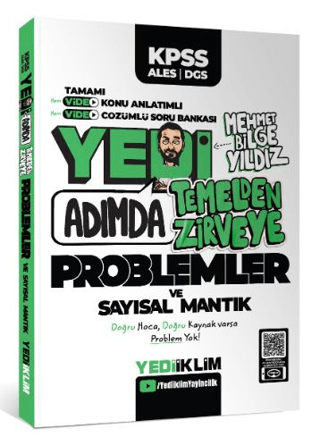 KPSS-ALES-DGS Yedi Adımda Temelden Zirveye Problemler ve Sayısal Mantı