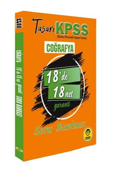 KPSS Coğrafya 18 de 18 Net Soru Bankası Kolektif