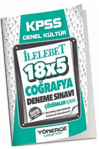 KPSS Coğrafya 18x5 Deneme Çözümlü Kolektif