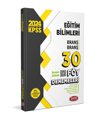 KPSS Eğitim Bilimleri Branş Branş 30 Föy Denemeleri (Karekod Çözümlü) 