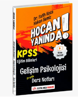 KPSS Eğitim Bilimleri Gelişim Psikolojisi Hocan Yanında Pratik Ders No