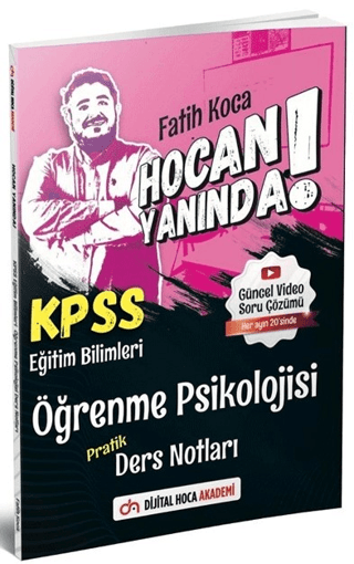 KPSS Eğitim Bilimleri Öğrenme Psikolojisi Hocan Yanında Pratik Ders No