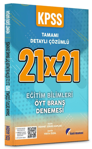 KPSS Eğitim Bilimleri Öğretim Yöntem Teknikleri 21x21 Deneme PDF Çözüm