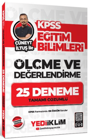 KPSS Eğitim Bilimleri Ölçme ve Değerlendirme Tamamı Çözümlü 25 Deneme 