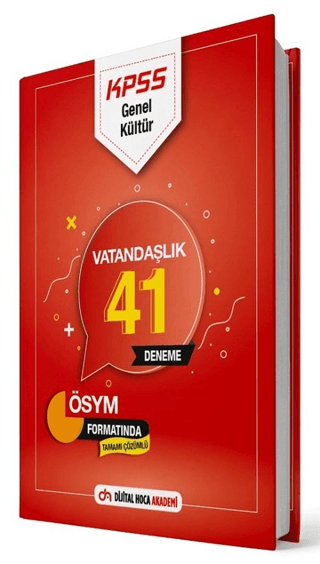 KPSS Genel Kültür Tamamı Çözümlü Vatandaşlık 41 Deneme Sınavı Yasin Yı