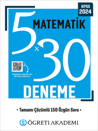 2023 KPSS Genel Yetenek Genel Kültür Matematik 5x30 Deneme Kolektif