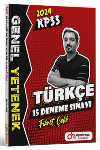 KPSS Genel Yetenek Türkçe QR Çözümlü 15 Deneme Fikret Çelik