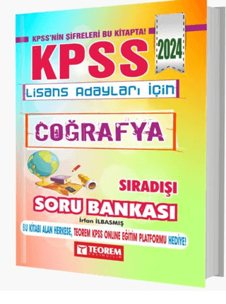 2024 KPSS Lisans Coğrafya Sıradışı Soru Bankası İrfan İlbasmış