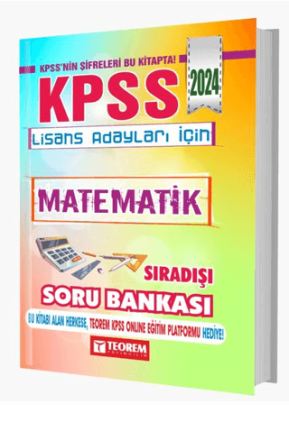 2024 KPSS Lisans Matematik Sıradışı Soru Bankası Kolektif