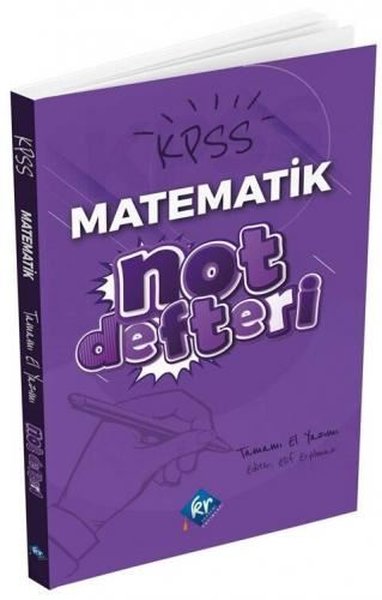 KPSS Matematik El Yazısı Konu Anlatım Defteri Kolektif