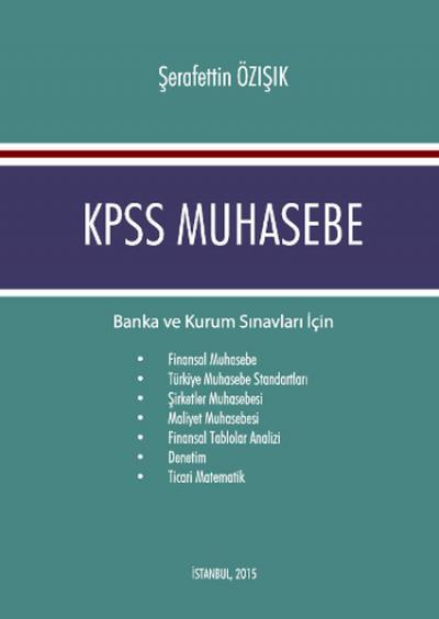 KPSS Muhasebe %14 indirimli Şerafettin Özışık