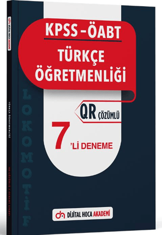 KPSS ÖABT Türkçe Öğretmenliği Lokomotif Serisi QR Çözümlü 7'li Deneme 