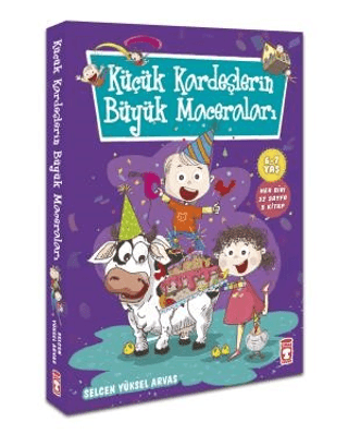 Küçük Kardeşlerin Büyük Maceraları Seti - 5 Kitap Takım Selcen Yüksel 