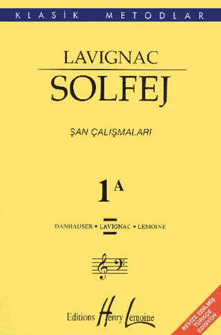 Lavignac Solfej 1A (Büyük Boy) Danhauser