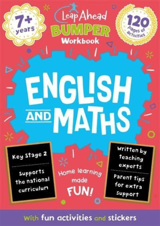 Leap Ahead Bumper Workbook: 7+ Years English and Maths Kolektif