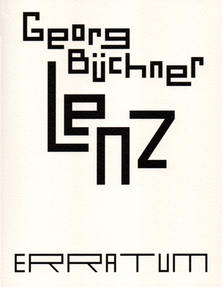 Lenz Georg Büchner