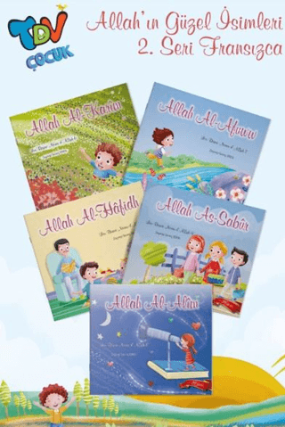 Allah'ın Güzel İsimleri 2. Seri Seti - 5 Kitap Takım - Fransızca - Les