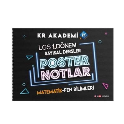 LGS 1. Dönem Sayısal Bölüm Poster Notlar Kolektif