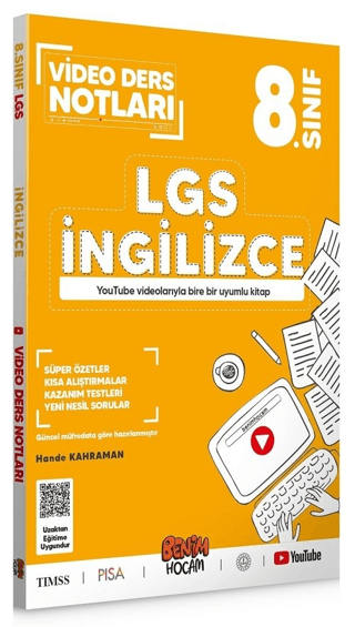 LGS 8. Sınıf İngilizce Video Ders Notları Hande Kahraman