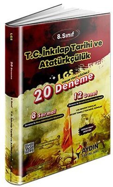 LGS 8. Sınıf T.C. İnkılap Tarihi ve Atatürkçülük 20 Deneme Kolektif