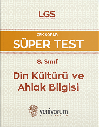 LGS Çek Kopar Süper Test 8.Sınıf Din Kültürü ve Ahlak Bilgisi Kolektif