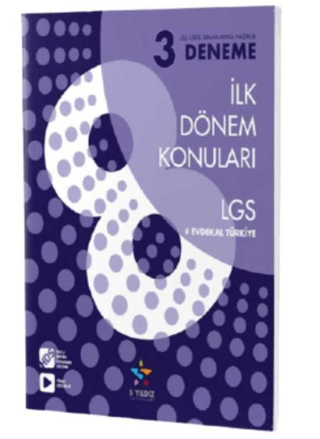 8.Sınıf LGS İlk Dönem Konuları 3'Lü Deneme Kolektif