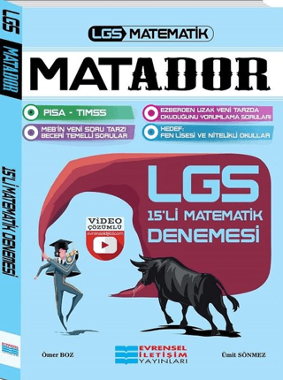 LGS Matador Video Çözümlü 15'li Matematik Denemesi Ömer Boz