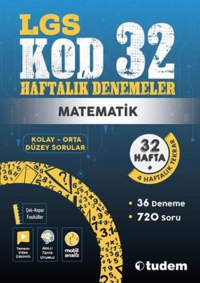 LGS Matematik Kod 32 - Haftalık Denemeler Kolektif