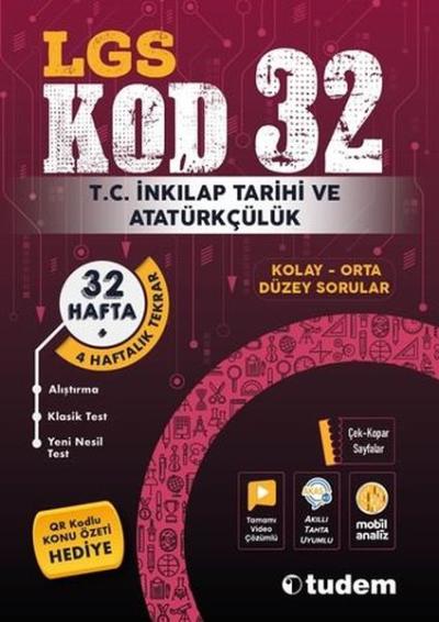 LGS T.C. İnkılap Tarihi ve Atatürkçülük Kod 32 Kolektif