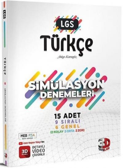 LGS Türkçe Simülasyon 15 Deneme Kolektif