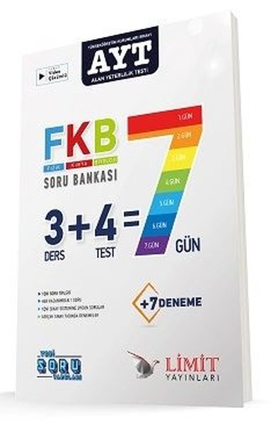 Limit AYT FKB Fizik Kimya Biyoloji Soru Bankası Osman Duvarcı